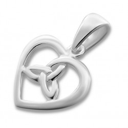 Pendentif Cœur Trinité - Argent 925