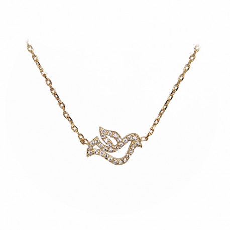 Bracelet Colombes - Plaqué or