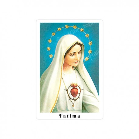 Autocollants Rectangulaires - "Fatima" - 8 pièces - Français