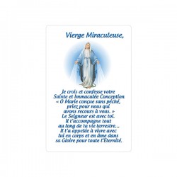 Autocollants Rectangulaires - "Vierge Miraculeuse" - 8 pièces - Français