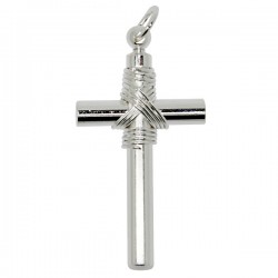 Croix Massive Sifflet Pendentif - Argent 925