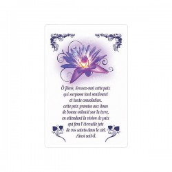 Autocollants Rectangulaires - "Nénuphar" - 8 pièces - Français