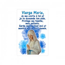 Autocollants Rectangulaires de la Vierge de Banneux 8 pièces