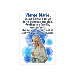 Autocollants Rectangulaires de la Vierge de Banneux 8 pièces