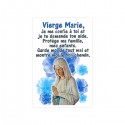Autocollants Rectangulaires de la Vierge de Banneux 8 pièces