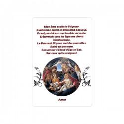 Autocollants Rectangulaires - "Magnificat" - 8 pièces - Français