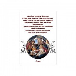 Autocollants Rectangulaires de la Vierge de Banneux 8 pièces