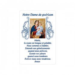 Autocollants Rectangulaires - "Notre-Dame de guérison" - 8 pièces - Français