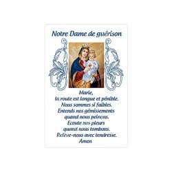 Autocollants Rectangulaires de la Vierge de Banneux 8 pièces