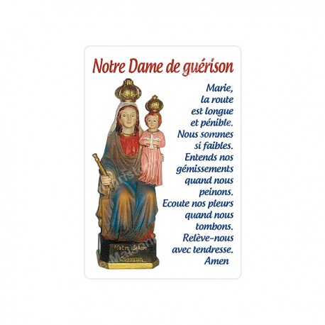 Autocollants Rectangulaires - "Notre-Dame de guérison - 2" - 8 pièces - Français