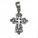 Croix Byzantine Pendentif - Argent 925