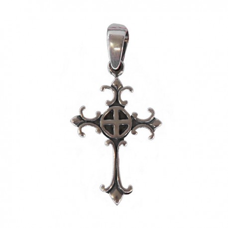 Croix Byzantine Pendentif - Argent 925