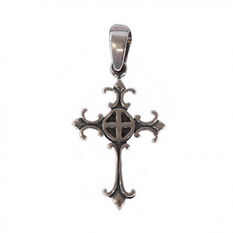 Croix Byzantine Pendentif - Argent 925