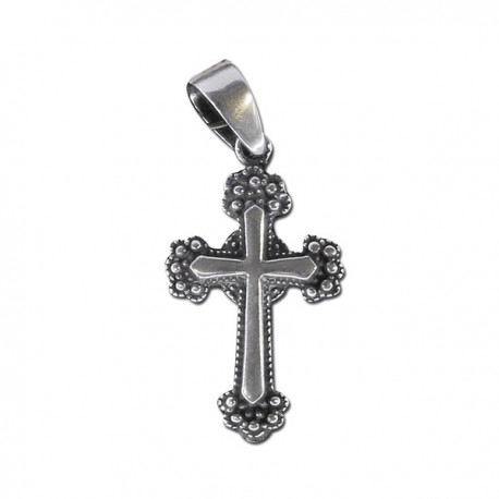 Croix Byzantine Pendentif - Argent 925