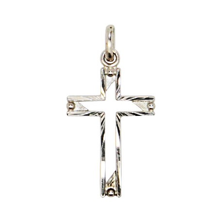 Croix découpée Pendentif - Argent 925
