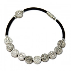 Bracelet Avec Médailles Saint Benoit - métal 