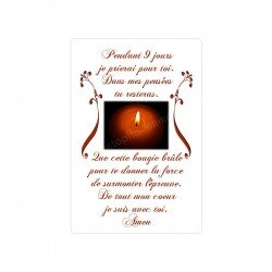 Autocollants Rectangulaires de la Vierge de Banneux 8 pièces