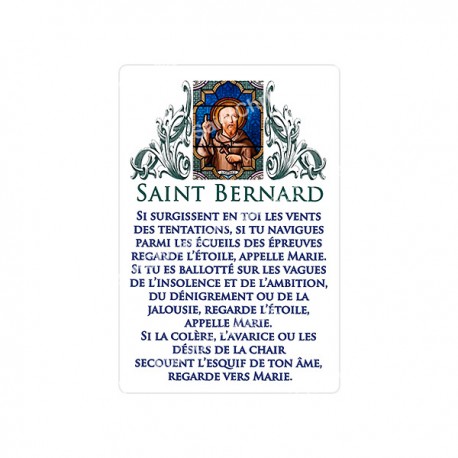 Autocollants Rectangulaires - "Saint Bernard" - 8 pièces - Français