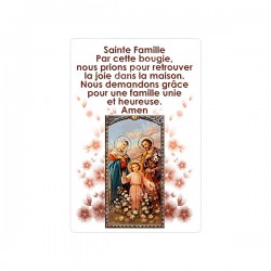 Autocollants Rectangulaires - "Sainte Famille" - 8 pièces - Français