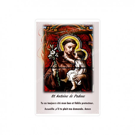 Autocollants Rectangulaires - "Saint Antoine" - 8 pièces - Français
