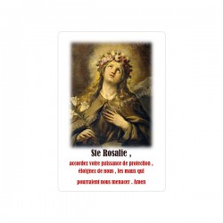 Autocollants Rectangulaires de la Vierge de Banneux 8 pièces