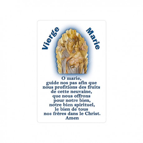 Autocollants Rectangulaires - "Vierge Marie" - 8 pièces - Français