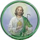 Bougies 3 jours - Blanches - "Saint Jude" - 20 pièces