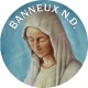 Bougies 3 jours - Blanches - "Vierge Banneux" - 20 pièces
