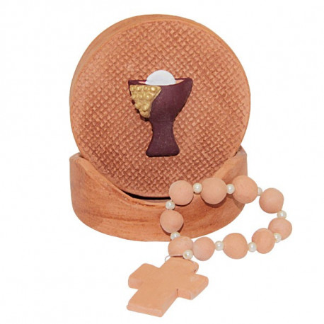 Dizaine Avec sa boite Calice en Terre cuite