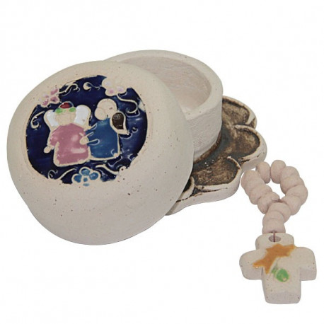 Dizaine Avec sa boite Calice en Terre cuite