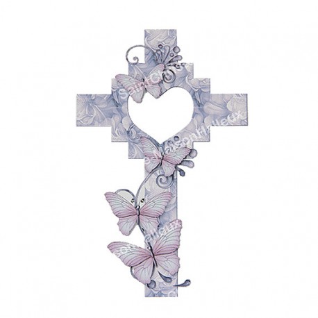 Autocollants Rectangulaires de la Vierge de Banneux 8 pièces