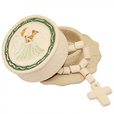 Dizaine Avec sa boite Calice en Terre cuite