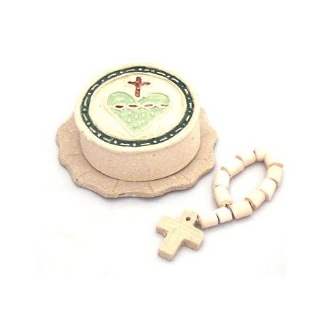 Dizaine Avec sa boite Calice en Terre cuite