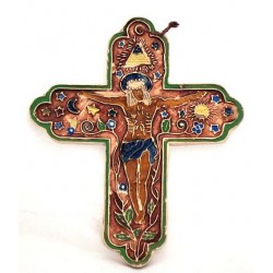 Croix en Terre cuite du Venezuela 