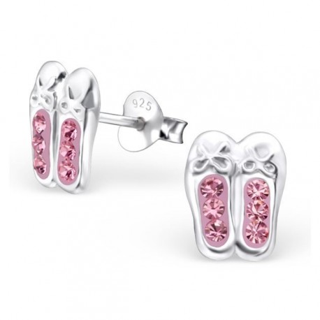 Boucles d'oreilles coeurs bruns