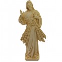 Cristo Misericordioso de oro - polvo de mármol