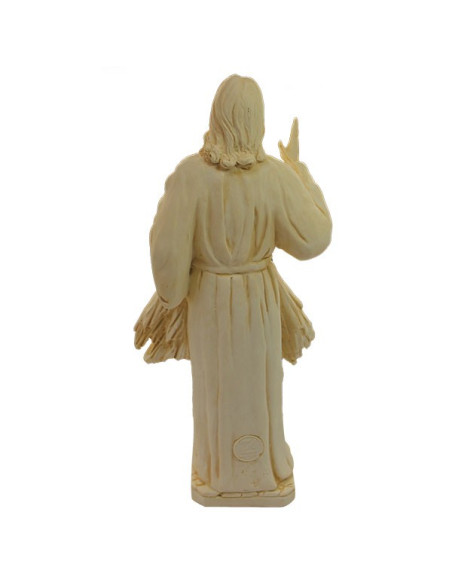 Statue Apparition de Lourdes dorée - Poudre de Marbre