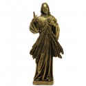 Christ Misericordieux couleur Bronze  - Poudre de Marbre - 22 cm