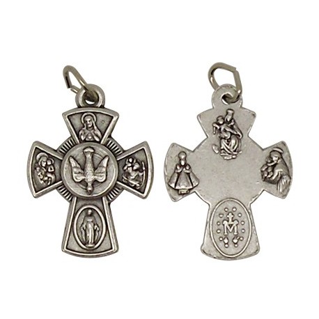 Croix Avec Pierre de Bethléem - Pendentif - 50 mm 