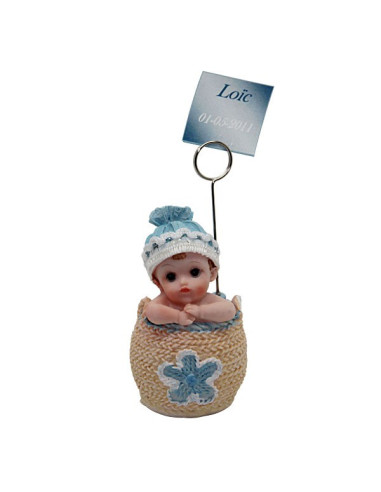 Sujets Bébé porte photo - Rose et bleue