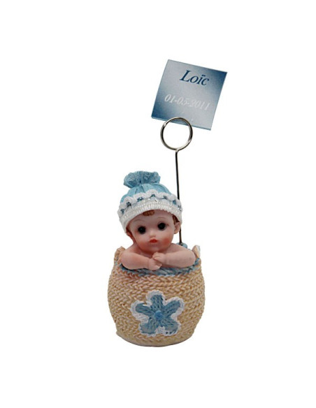 Sujets Bébé porte photo - Rose et bleue