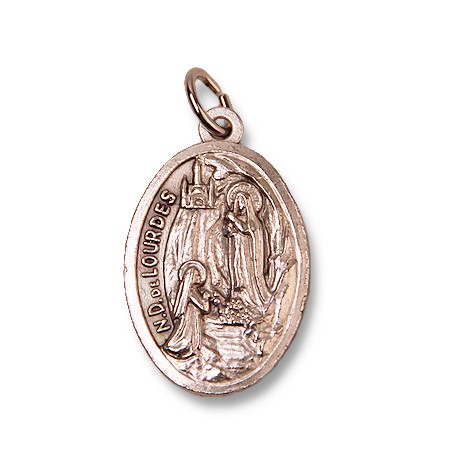 Médaille de la Vierge Marie et apparition de Lourdes