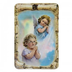 piastra magnetica per frigorifero di angelo custode del bambino