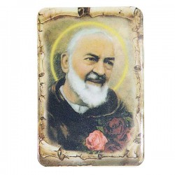 Placa de refrigerador Padre Pio - Magnética