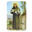 Magnetic plate for fridge of Saint Francis from Assise