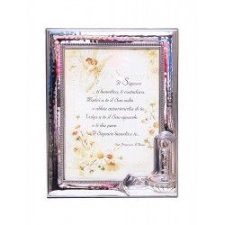 Foto Rahmen Taufe Silber - 13 x 18 cm
