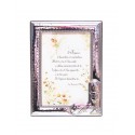 Cornice foto Comunione - argento - 9 x 13 cm