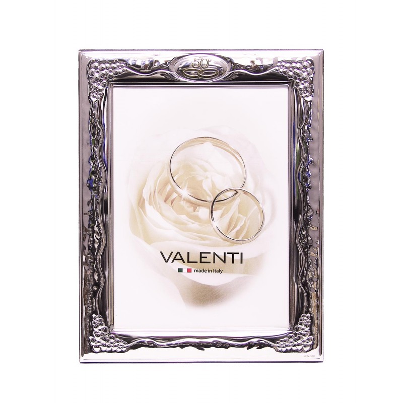 Cadre Photo Anniversaire de Mariage 50 Ans en Argent 13 x 18 cm