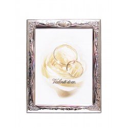 Photo Frame wedding anniversary 50 years - in silver - 18 x 24 cm