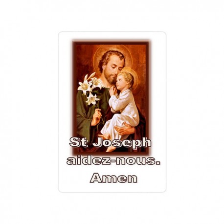 Autocollants Rectangulaires de la Vierge de Banneux 8 pièces